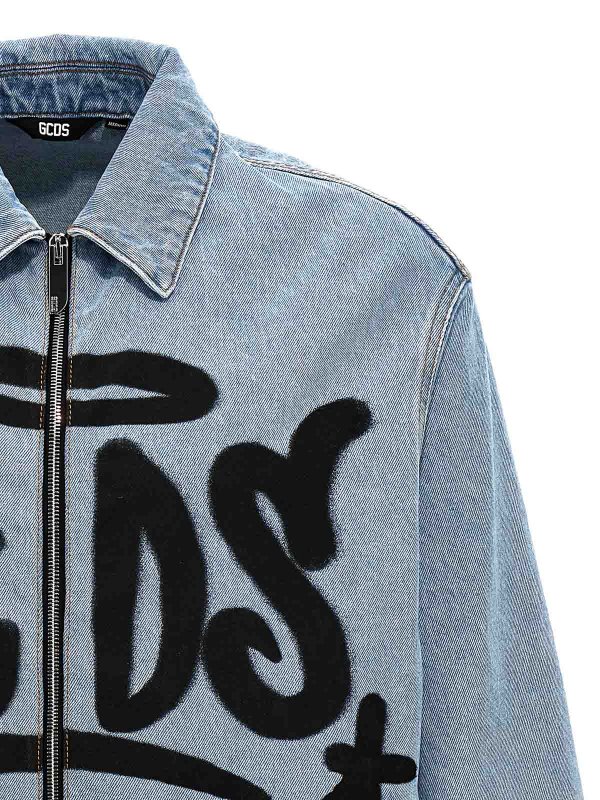 The Best Shops GCDS: denim jacket - harrington jacket