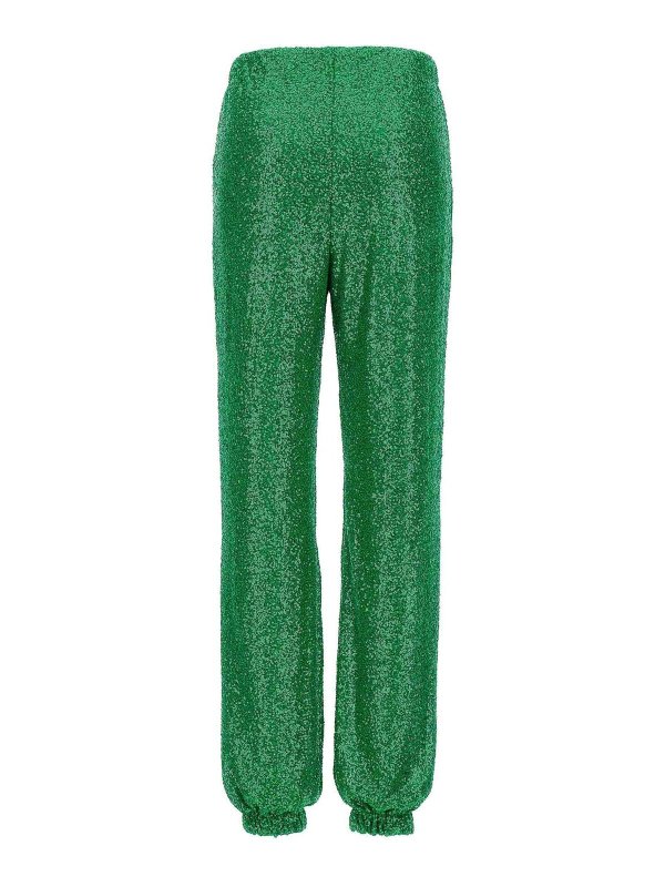 LE TWINS: casual trousers online - All-over sequins pants