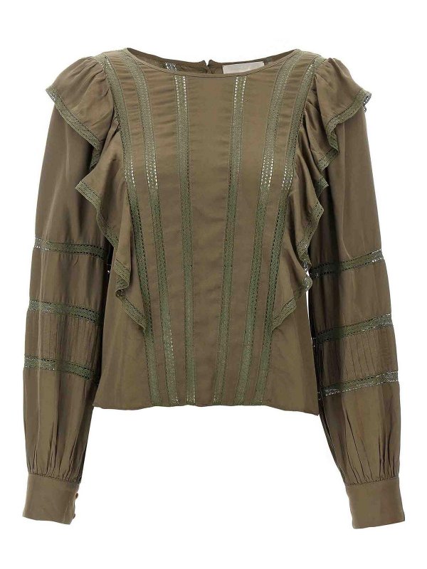 LOVESHACKFANCY: blouses - devika blouse