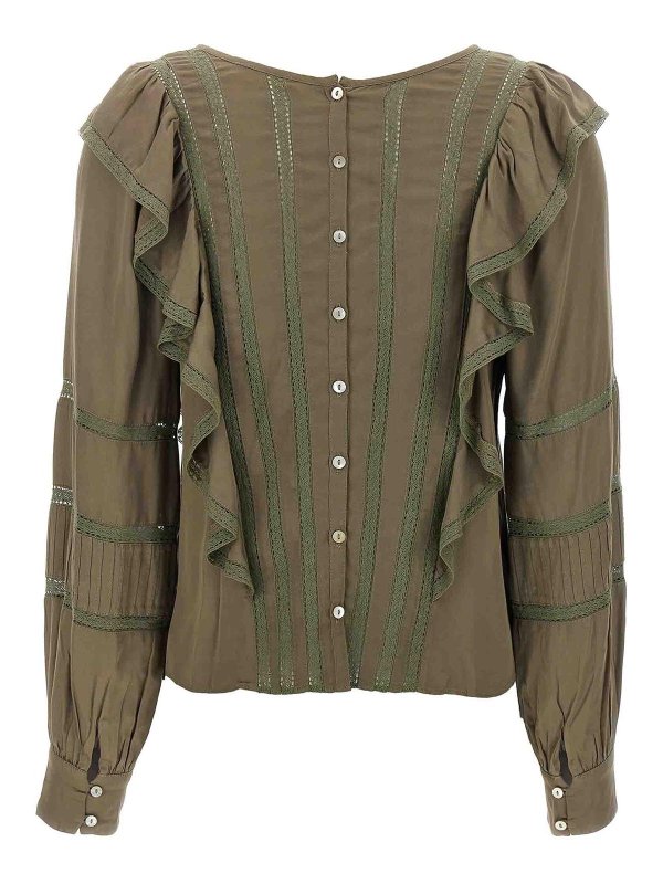 LOVESHACKFANCY: blouses online - devika blouse