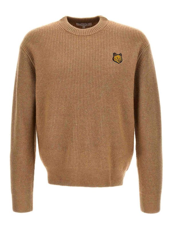 MAISON KITSUNÉ: maglia collo rotondo - maglione