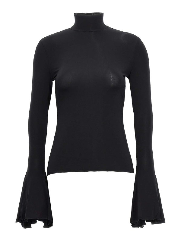 NENSI DOJAKA: トップス＆タンクトップ - トップ/タンクトップ - 黒