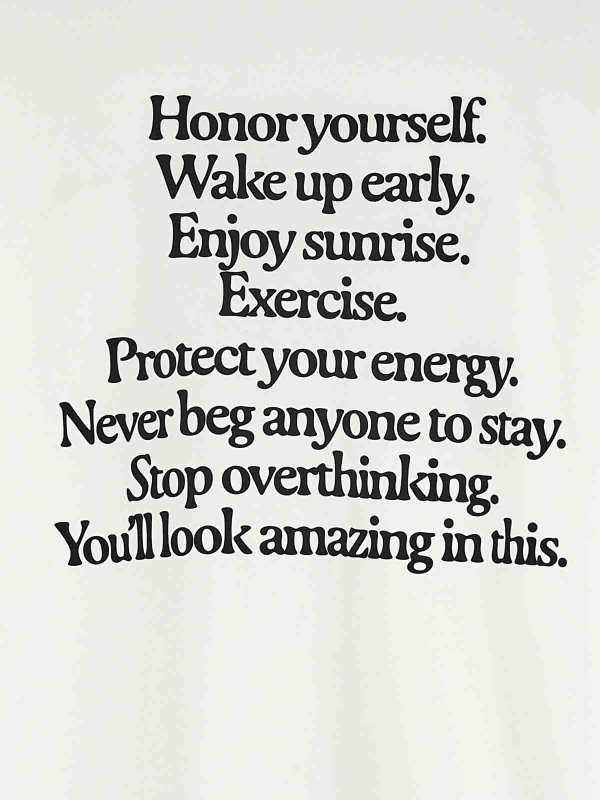 T-Shirt - Weiß shop online: NOT AFTER TEN