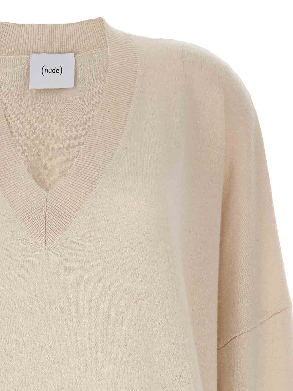 The Best Shops Nude: Cárdigans - Cárdigan - Blanco