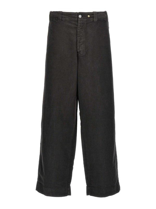 OBJECTS IV LIFE: カジュアルトラウザー - カジュアルパンツ - グレー