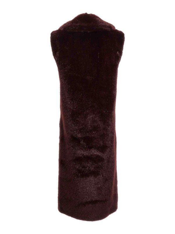 Philosophy di Lorenzo Serafini: vests online - Extra long faux fur vest