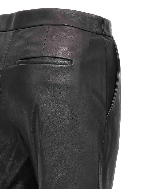 Lederhose - Schwarz shop online: Theory