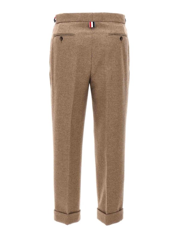 THOM BROWNE: casual trousers online - Wool pants
