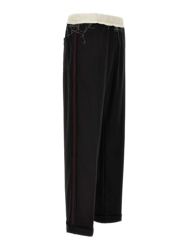 The Best Shops WALES BONNER: カジュアルトラウザー - カジュアルパンツ - 白