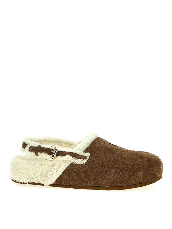 DOLCE & GABBANA: Zapatos chinelas - Chinelas - Marrón