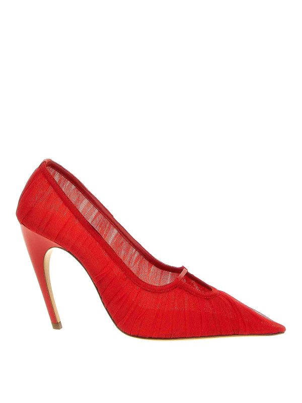 NENSI DOJAKA: scarpe décolleté - Décolleté in tulle