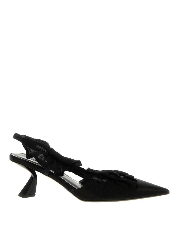NENSI DOJAKA: court shoes - Slingback ruffles