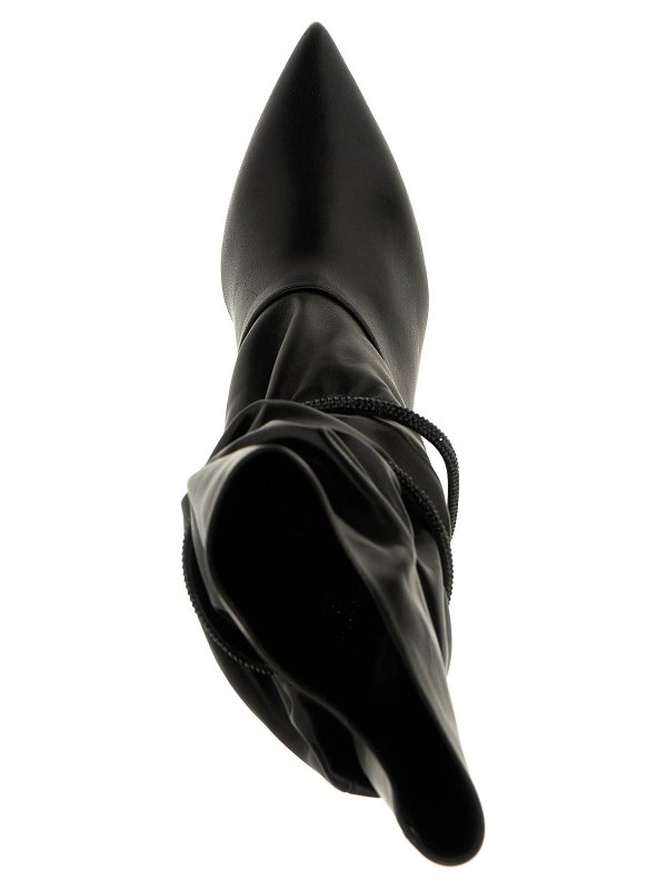 The Best Shops RENE CAOVILLA: ankle boots - Rhinestone tassel ankle boots