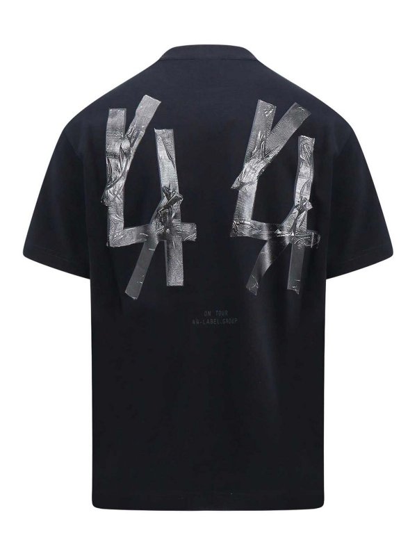44 LABEL GROUP: t-shirts online - Cotton t-shirt with 44 gaffer print
