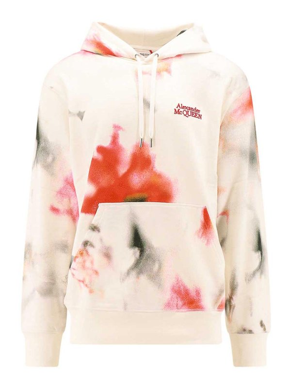 ALEXANDER MCQUEEN: Sweatshirts und Pullover - Sweatshirt - Weiß