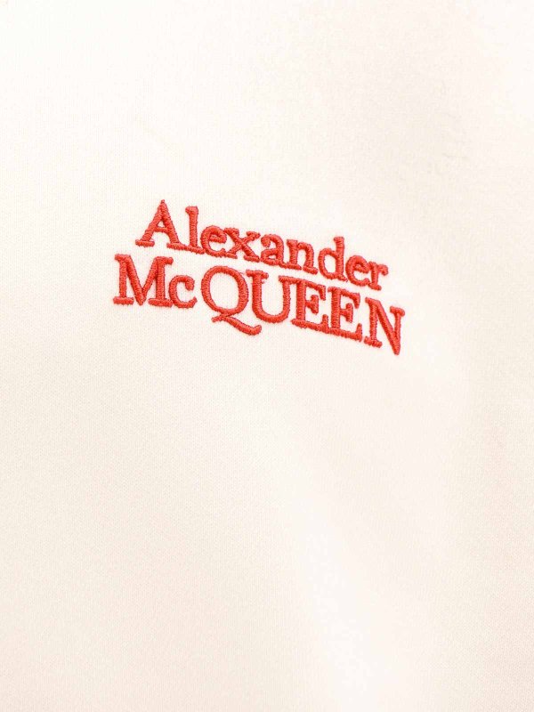 The Best Shops ALEXANDER MCQUEEN: Sweatshirts und Pullover - Sweatshirt - Weiß