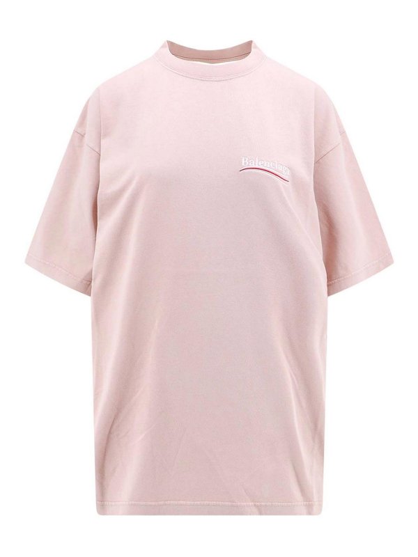 BALENCIAGA: T-shirts - T-Shirt - Nude