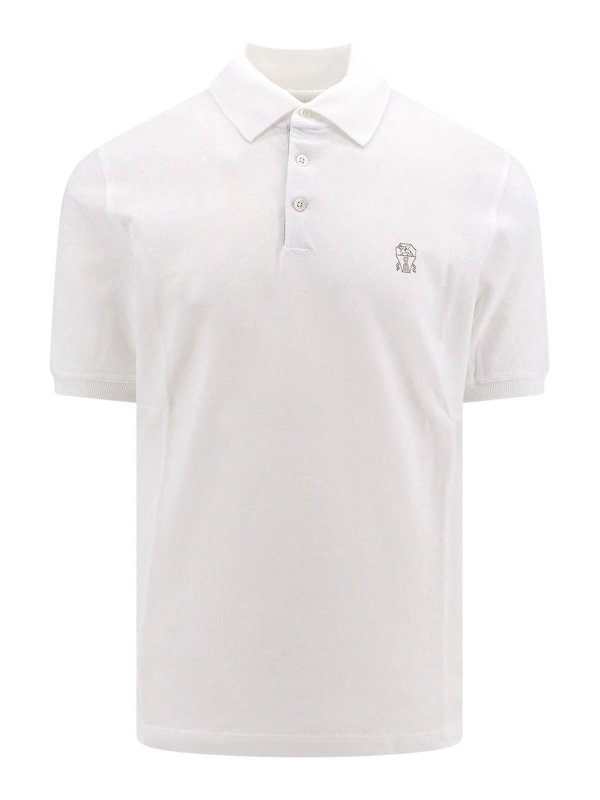 BRUNELLO CUCINELLI: Polos - Polo - Blanco