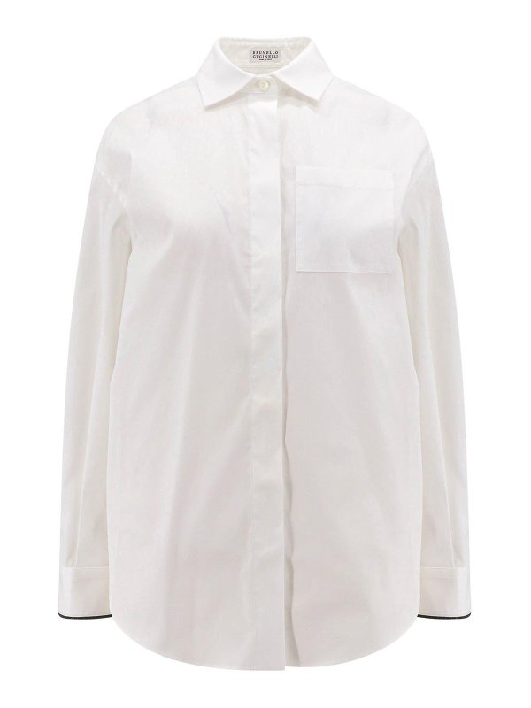 BRUNELLO CUCINELLI: Camisas - Camisa - Blanco
