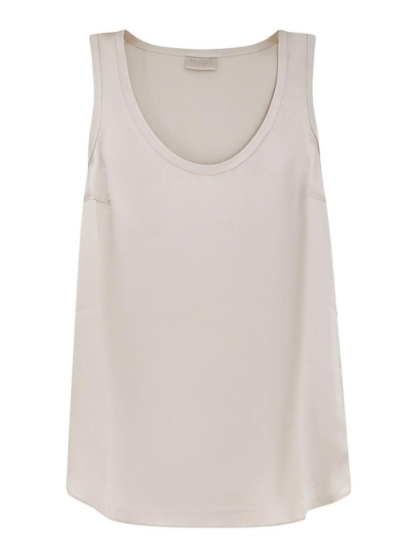 BRUNELLO CUCINELLI: Tops und Tank Tops - Top - Beige