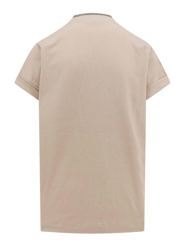 BRUNELLO CUCINELLI: トップス＆タンクトップ online - トップ/タンクトップ - ベージュ