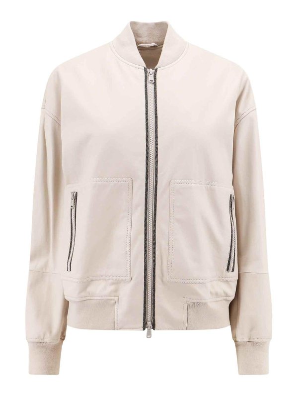 BRUNELLO CUCINELLI: カジュアルジャケット - カジュアルジャケット - ベージュ