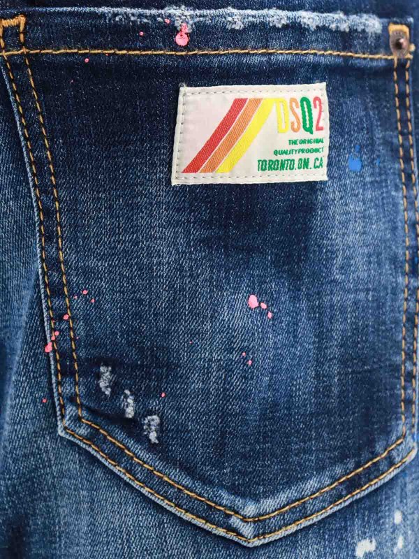 The Best Shops DSQUARED2: Bootcut - Bootcut Jeans - Blau