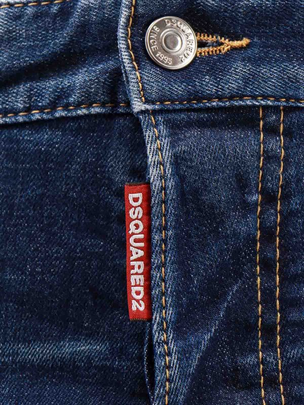 The Best Shops DSQUARED2: ブーツカットジーンズ - ブーツカットジーンズ - ブルー