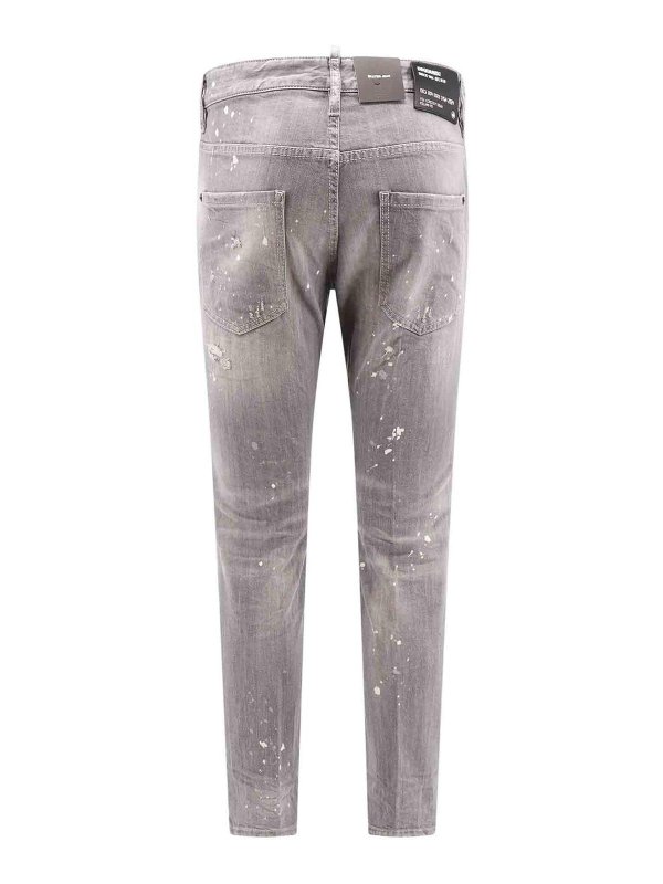 DSQUARED2: Jeans évasés online - Jean Bootcut - Gris