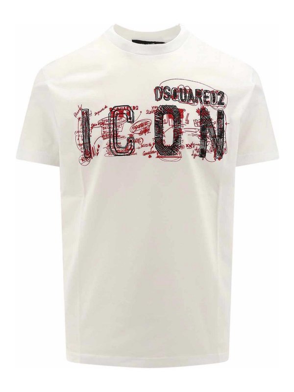 DSQUARED2: Camisetas - Camiseta - Blanco