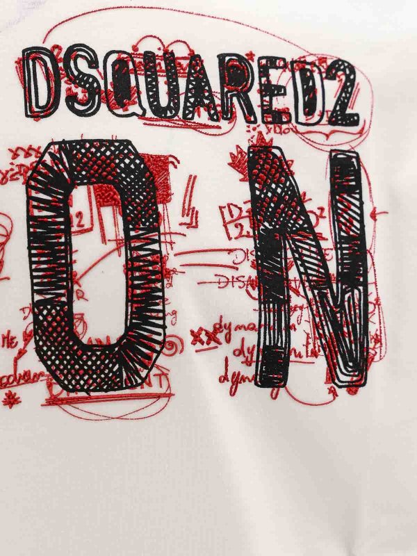 The Best Shops DSQUARED2: Camisetas - Camiseta - Blanco