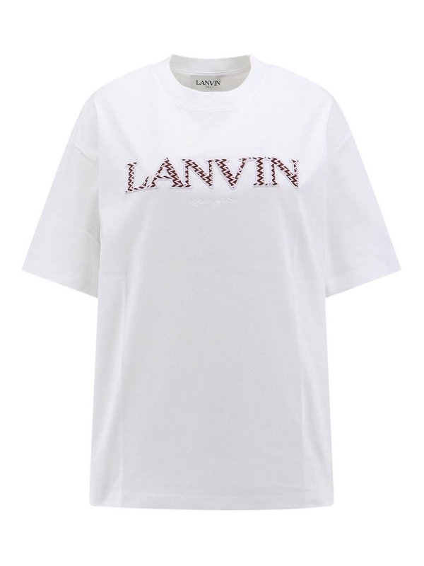 LANVIN: Tシャツ - Tシャツ - 白