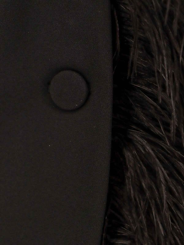 The Best Shops MICHAEL KORS: giacche blazer - Blazer in jersey con dettaglio piume