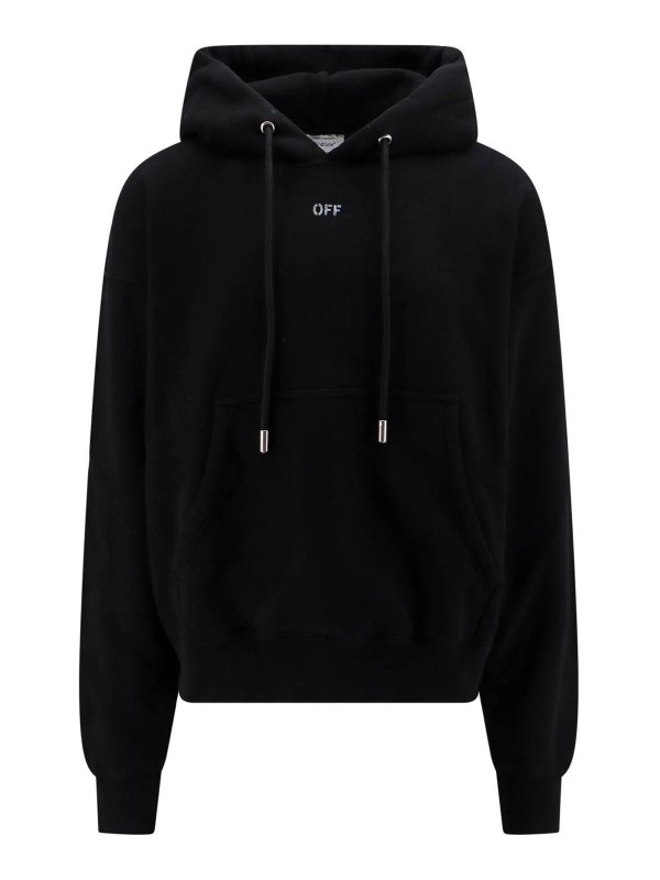 OFF-WHITE: Sudaderas y suéteres - Sudadera - Negro
