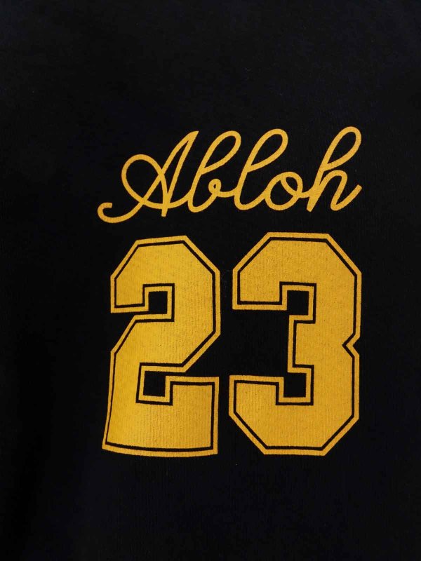 The Best Shops OFF-WHITE: Sweatshirts & Sweaters - Skate cotton sweatshirt with logo 23 print