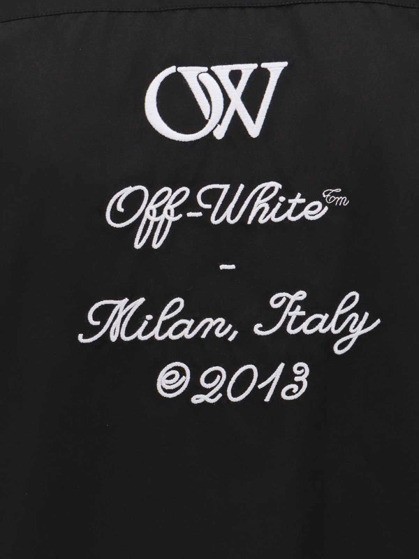The Best Shops OFF-WHITE: shirts - Oversize cotton shirt with logo 23