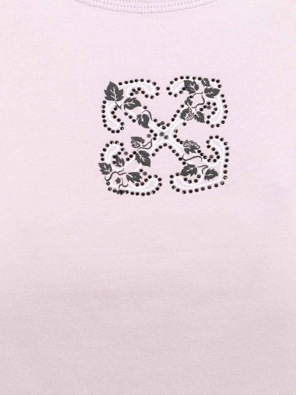 The Best Shops OFF-WHITE: T-shirts - T-Shirt - Nude