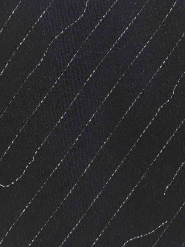 The Best Shops OFF-WHITE: minigonne - Gonna In Misto Lana Motivo Gessato