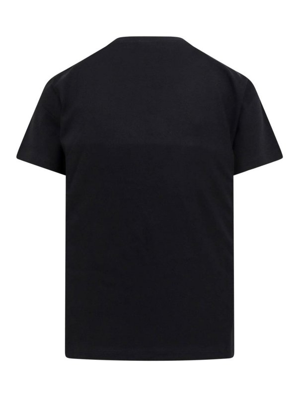 Pinko: t-shirts online - Cotton t-shirt with frontal love birds logo