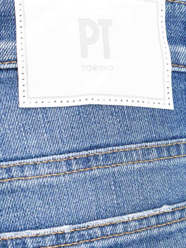The Best Shops PT TORINO: bootcut jeans - Stretch cotton jeans