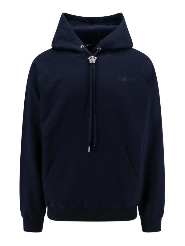 VERSACE: スウェット＆セーター - スウェットシャツ/セーター - ブルー