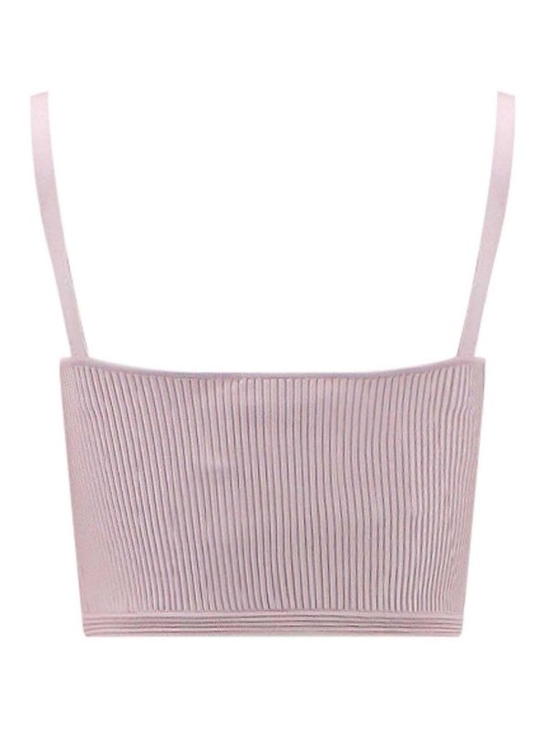ALEXANDER MCQUEEN: Tops & Tank tops online - Ribbed fabric top