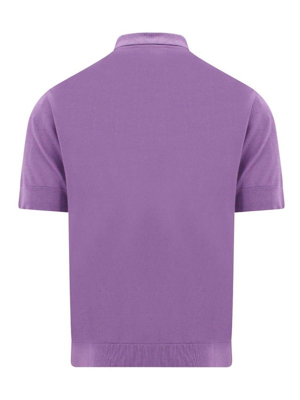 PT TORINO: polo online - Polo in cotone e seta