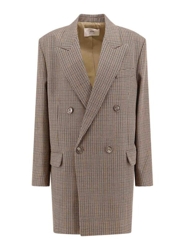 AMI PARIS: Vestes de costume - Blazer - Beige