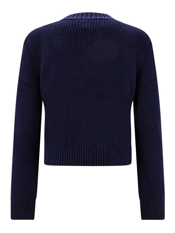 A.P.C.: Pull col rond online - Pull Col Rond - Bleu