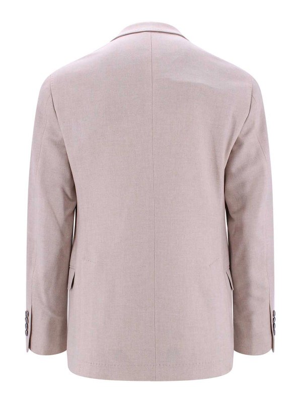BRUNELLO CUCINELLI: blazers online - Wool silk and cashmere blazer