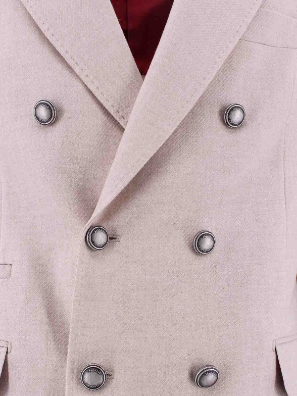 The Best Shops BRUNELLO CUCINELLI: blazers - Wool silk and cashmere blazer