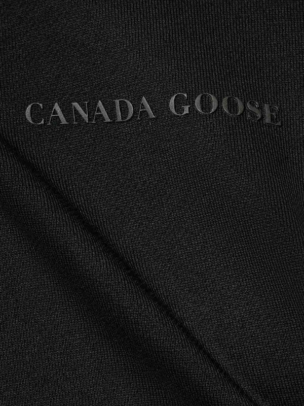 The Best Shops Canada Goose: Felpe e maglie - Felpa in cotone con patch logo frontale
