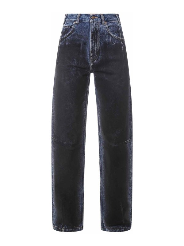 DARKPARK: bootcut jeans - Jeans with black detail