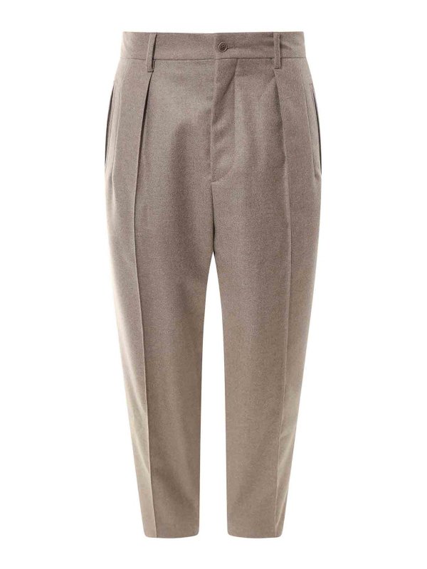 GIORGIO ARMANI: casual trousers - Cashmere trouser